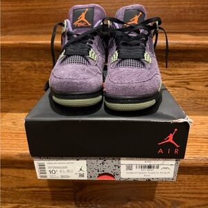 Jordan Athletic Shoes in Purple and Black